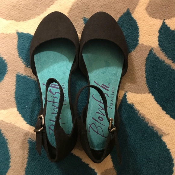 blowfish malibu black flats